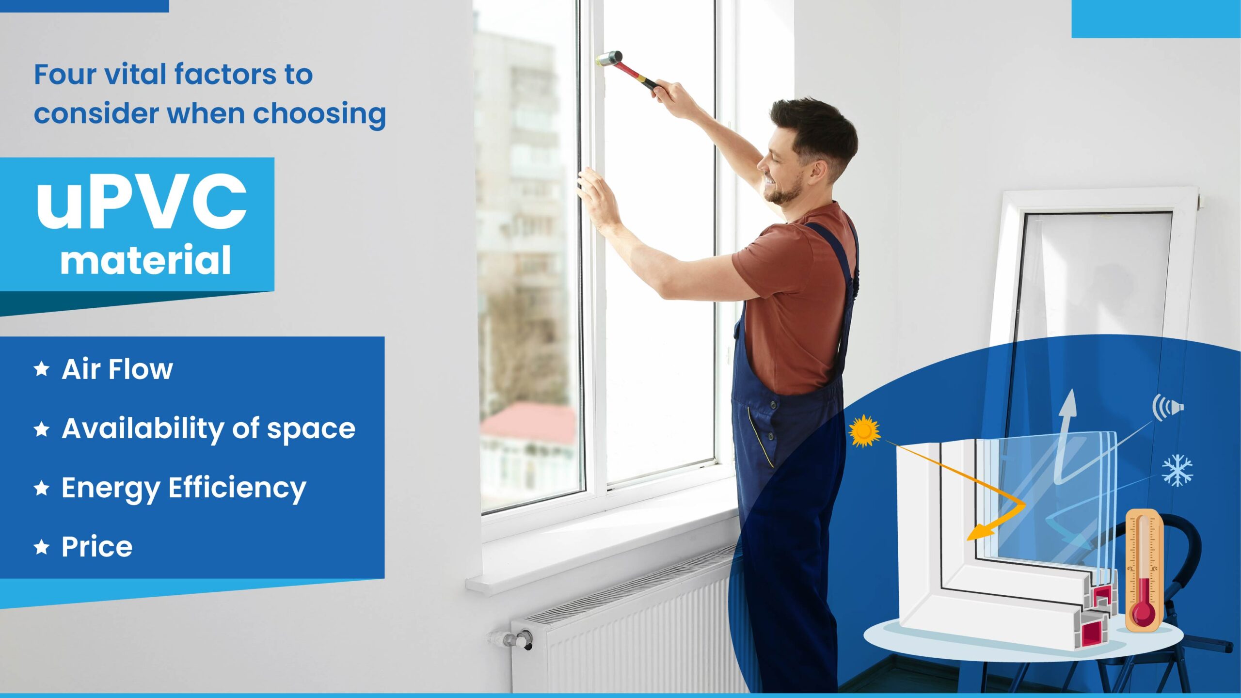Four vital factors to consider when choosing uPVC material
