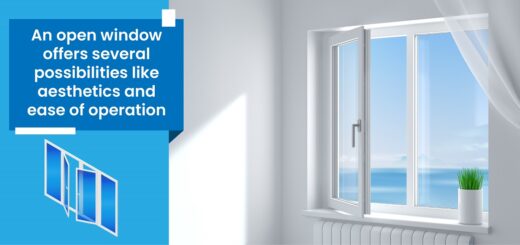 An open window offers several possibilities