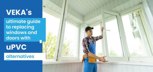 Replacing windows and doors with uPVC