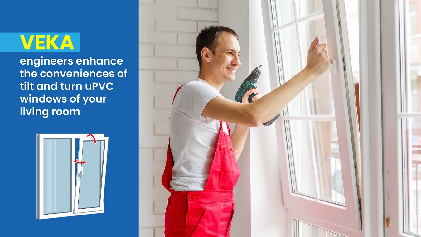 Tilt and turn uPVC windows of your living room