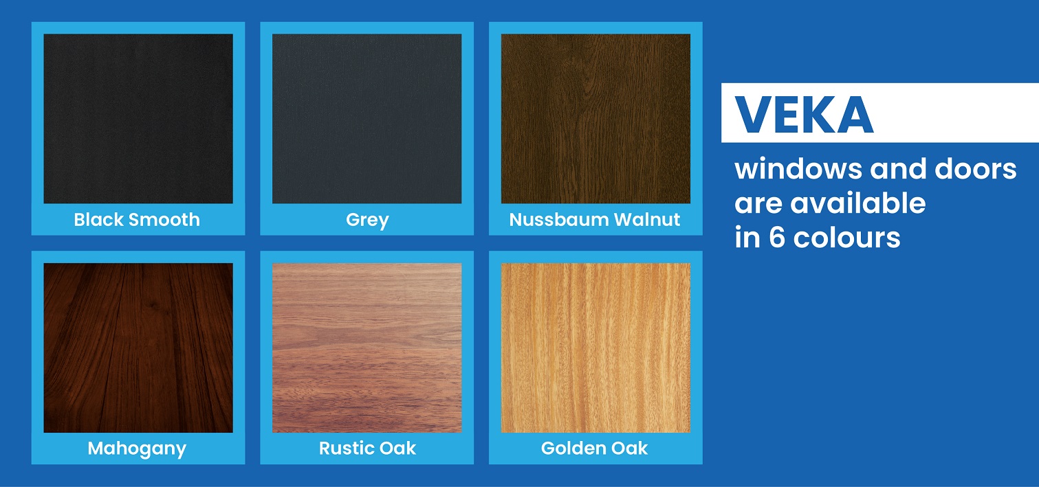 VEKA windows and doors colours
