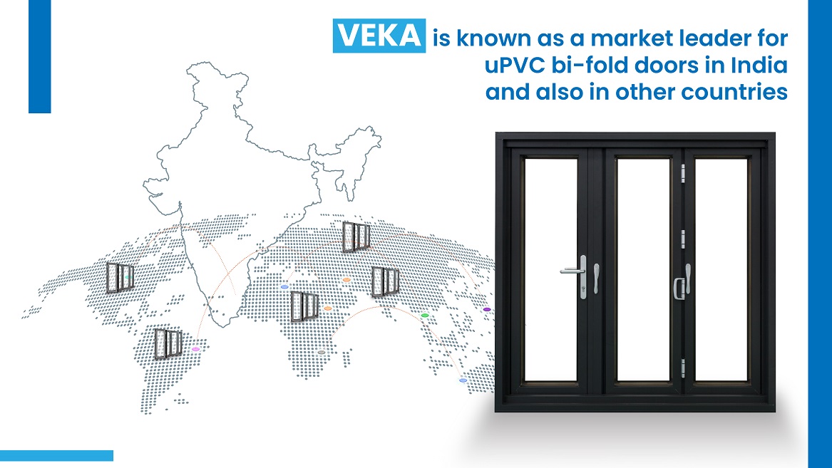 uPVC bi-fold doors in India