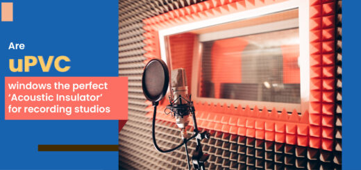 uPVC windows for recording studio